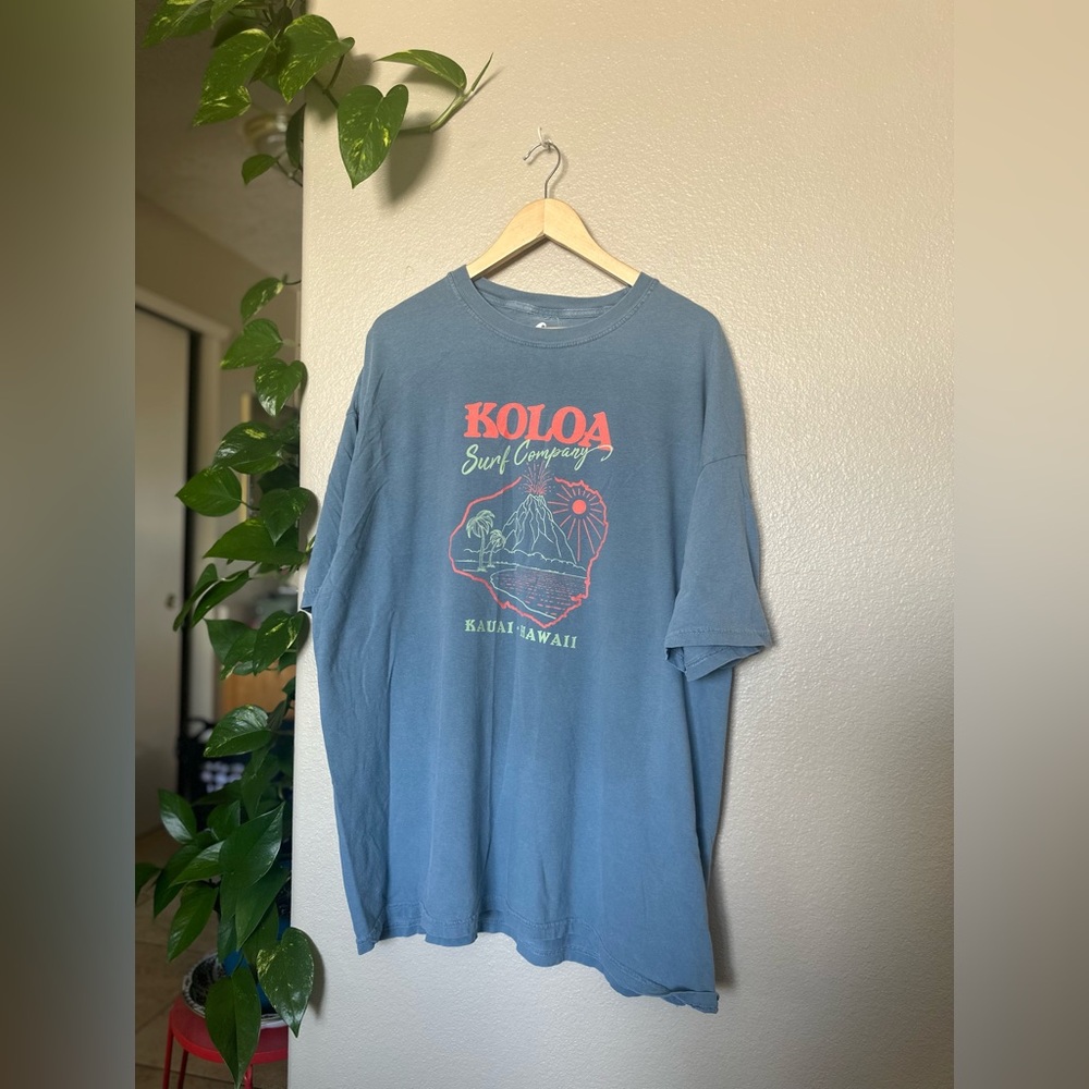 Koloa Surf Company Blue Short Sleeve Tee